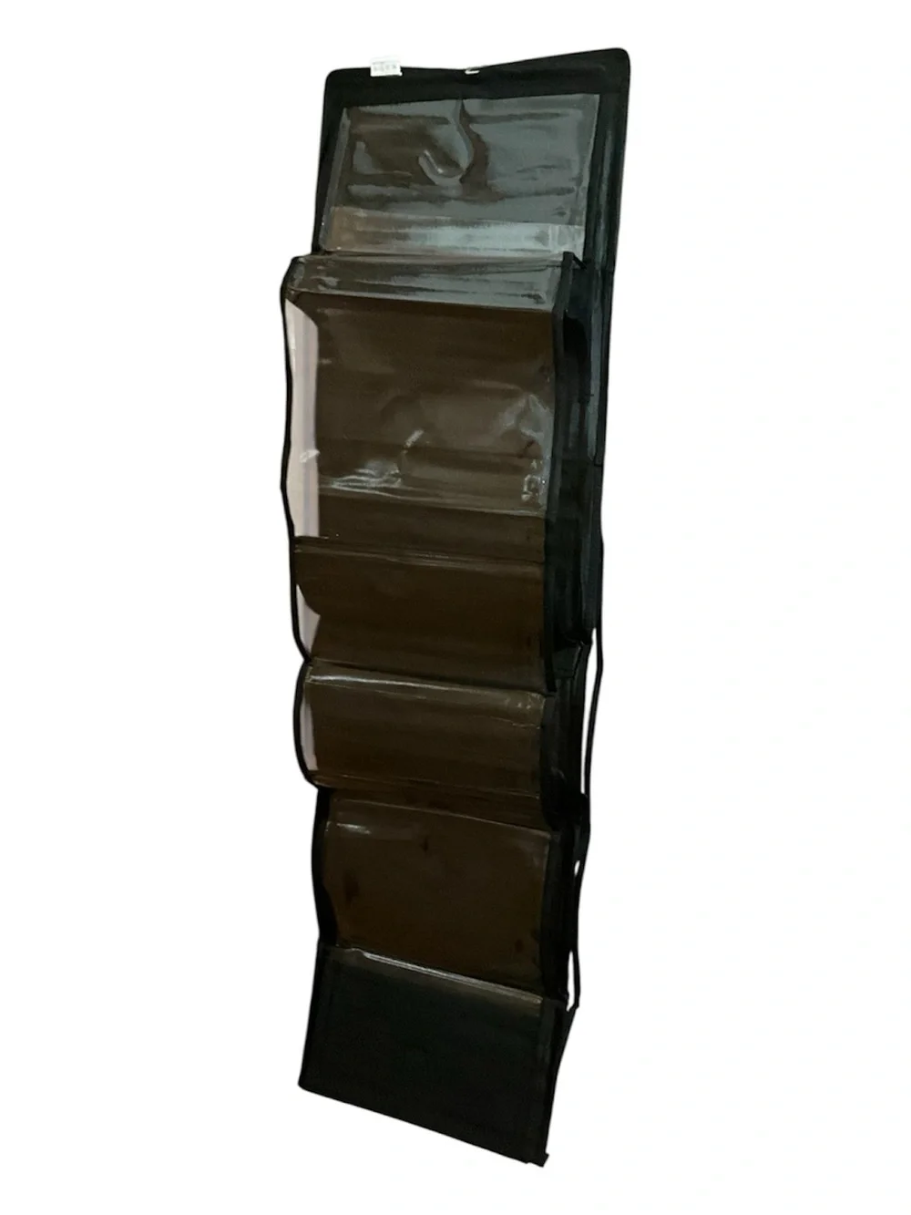 NWOT Black Purse Organizer - Clear Pocket Storage